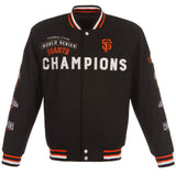 San Francisco Giants Commemorative Championship Reversible Jacket - Black