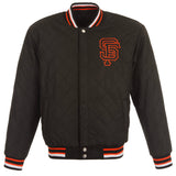 San Francisco Giants Commemorative Championship Reversible Jacket - Black