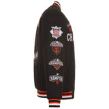 San Francisco Giants Commemorative Championship Reversible Jacket - Black