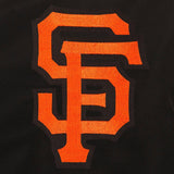 San Francisco Giants JH Design Lightweight Nylon Bomber Jacket – Black