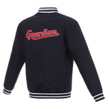 Cleveland Guardians Poly Twill Jacket - Navy