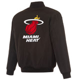 Miami Heat Reversible Full-Zip Flight Jacket