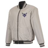 Charlotte Hornets Reversible Full-Zip Flight Jacket