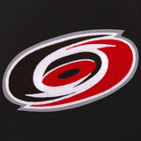 Carolina Hurricanes Reversible Wool Jacket -Embroidered Logos - JH Design  Black