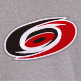 NHL Carolina Hurricanes JH Design Two-Tone Reversible Fleece Jacket - Gray/Black