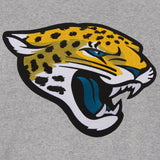 Jacksonville Jaguars Two-Tone Reversible Fleece Jacket - Gray/Black