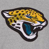 Jacksonville Jaguars Two-Tone Reversible Fleece Jacket - Gray/Black