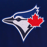 Toronto Blue Jays Reversible Wool Jacket With Embroidered Logos - JH Design - Royal