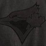 Toronto Blue Jays Full Leather Jacket - Black/Black