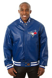 Toronto Blue Jays Full Leather Jacket - Royal