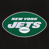 New York Jets Reversible Wool Jacket - Black