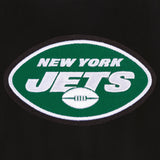 New York Jets Reversible Wool Jacket - Black