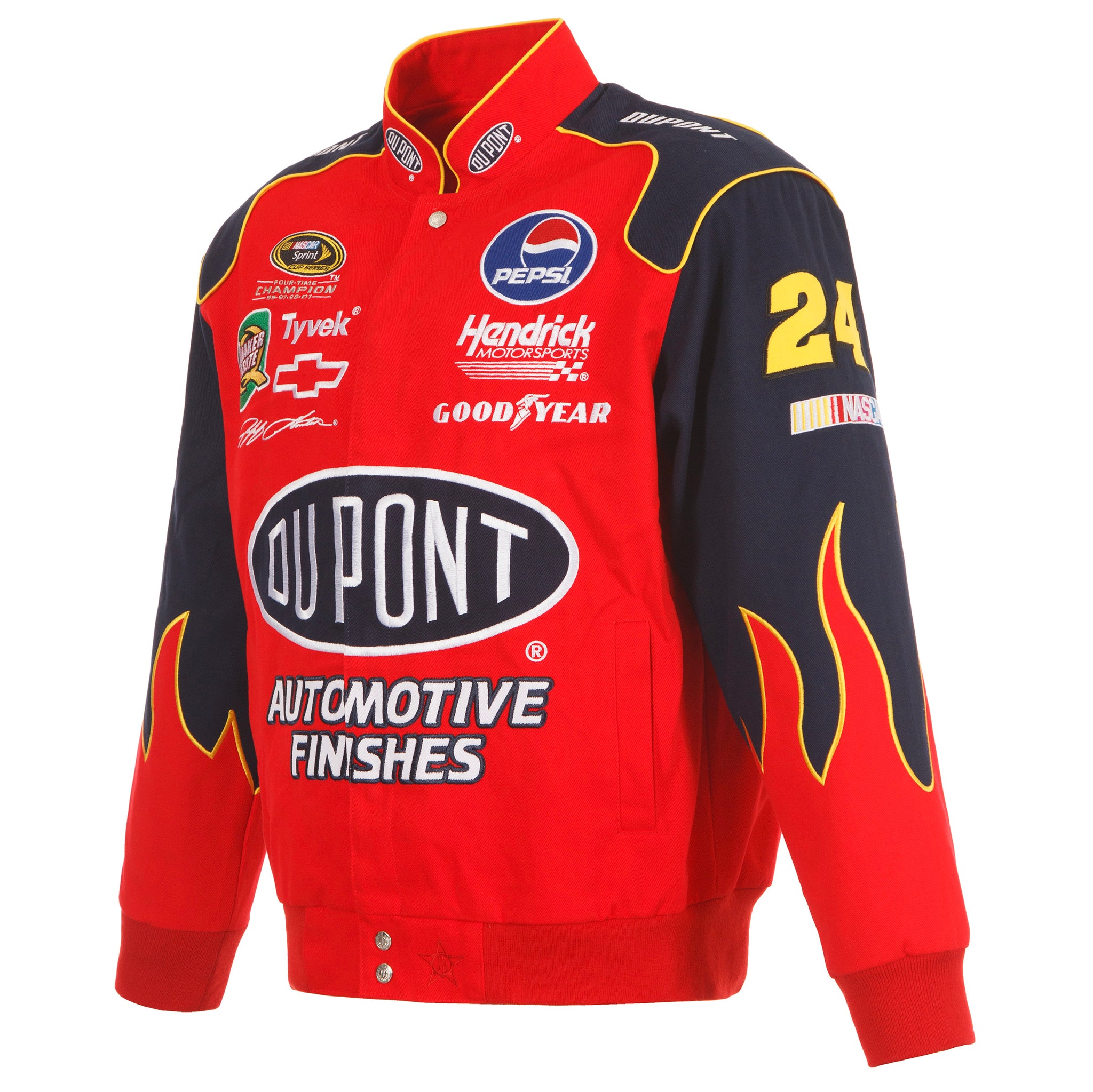 Jeff Gordon JH Design NASCAR Dupont Navy-Red Uniform Full-Snap