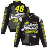 Jimmie Johnson JH Design Special Edition Twill Uniform Jacket - Black/Charcoal