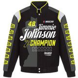 Jimmie Johnson JH Design Special Edition Twill Uniform Jacket - Black/Charcoal