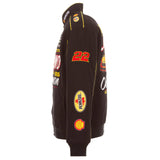 Joey Logano 2018 Monster Energy NASCAR Cup Series Champion Twill Full-Snap Jacket – Black