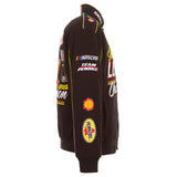 Joey Logano 2018 Monster Energy NASCAR Cup Series Champion Twill Full-Snap Jacket – Black