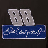 Dale Earnhardt Jr. Wool & Leather Varsity Jacket - Black