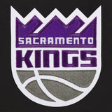 Sacramento Kings Reversible Wool Jacket - Black