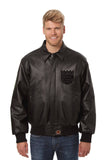 Sacramento Kings Full Leather Jacket - Black/Black