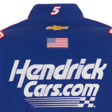 Kyle Larson JH Design Hendrick Twill Uniform Full-Snap Jacket – Royal - J.H. Sports Jackets