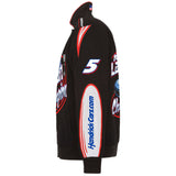 Kyle Larson Champion Full-Snap Twill  Cotton Jacket JH Design  - - Limited Edition