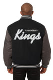 Los Angeles Kings Handmade All Wool Two-Tone Jacket - Black/Grey - J.H. Sports Jackets