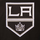 Los Angeles Kings Reversible Wool Jacket - Embroidered Logos- JH Design   Black