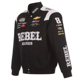 2024 Kyle Busch JH Design NASCAR Black Full-Snap Jacket - J.H. Sports Jackets