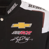 2024 Kyle Busch JH Design NASCAR Black Full-Snap Jacket - J.H. Sports Jackets
