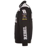 2024 Kyle Busch JH Design NASCAR Black Full-Snap Jacket - J.H. Sports Jackets