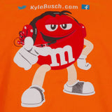 Kyle Busch M&Ms Full-Snap Twill Uniform Jacket - Orange