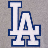 Los Angeles Dodgers Two-Tone Reversible Fleece Jacket - Gray/Royal