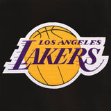 Los Angeles Lakers Reversible Wool Jacket -  Embroidered Logos JH Design-  Black