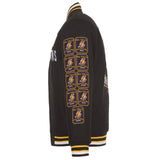 Los Angeles Lakers Commemorative Reversible Wool Championship Jacket - Black