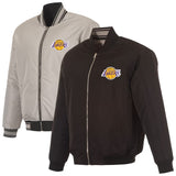 Los Angeles Lakers Reversible Full-Zip Flight Jacket