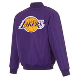 Los Angeles Lakers Reversible Full-Zip Flight Jacket