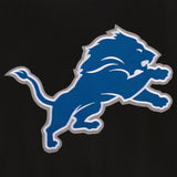 Detroit Lions Reversible Wool Jacket - Black