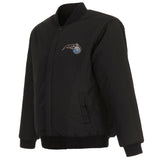 Orlando Magic Reversible Wool Jacket - Embroidered Logos JH Design Black