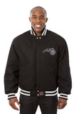 Orlando Magic Embroidered Handmade Wool Jacket - Black