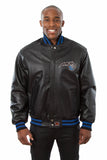 Orlando Magic Full Leather Jacket - Black