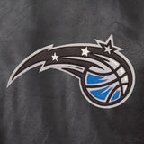 Orlando Magic Full Leather Jacket - Black