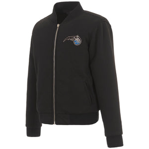 Orlando Magic JH Design Reversible Women Fleece Jacket - Black