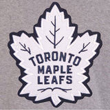 Toronto Maple Leafs Two-Tone Reversible Fleece Jacket - Gray/Navy