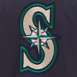 Seattle Mariners JH Design Lightweight Nylon Bomber Jacket – Navy