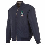 Seattle Mariners Reversible Full-Zip Flight Jacket