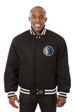 Dallas Mavericks Embroidered Handmade Wool Jacket-Black