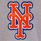 New York Mets JH Design - Two-Tone Reversible Fleece Jacket - Gray/Royal