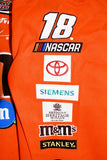 Kyle Busch M&Ms Full-Snap Twill Uniform Jacket - Orange