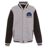 Mopar Two-Tone Reversible Fleece Jacket - Gray/Black